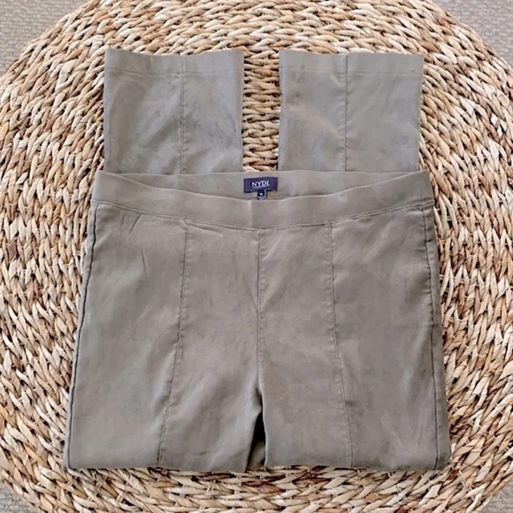 NYDJ Faux Suede Pull-on Bootcut Pants